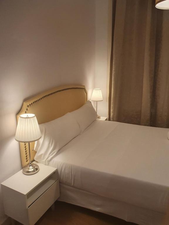 Cama o camas de una habitación en Le Petit Palü-Fuencarral