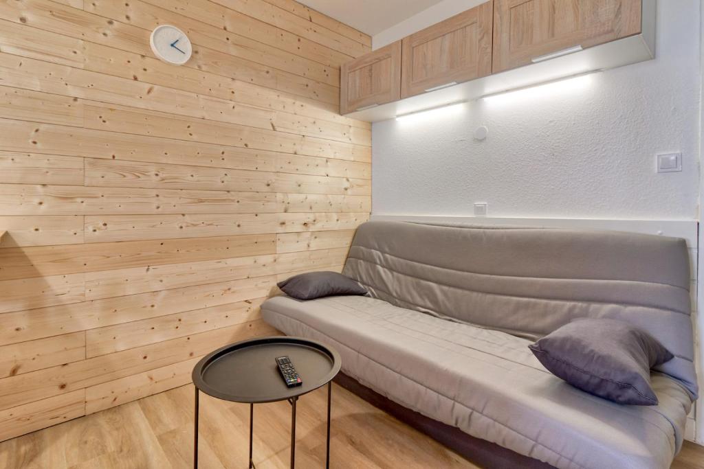 Posezení v ubytování Accès direct aux pistes - appartement pour 4