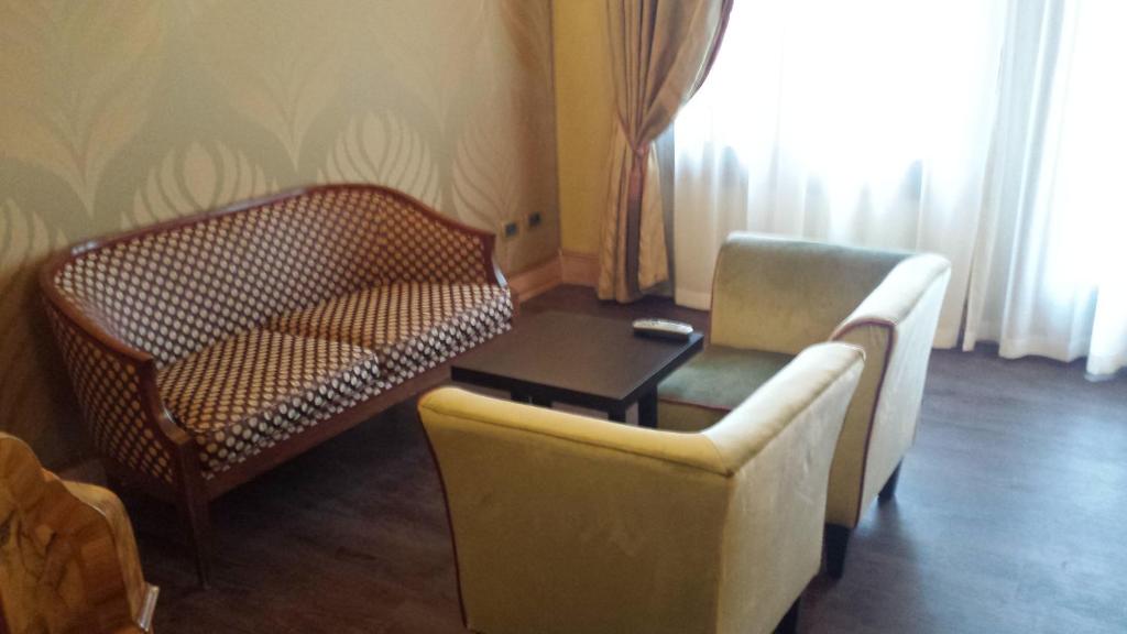 Posezení v ubytování Hotel Amadeus