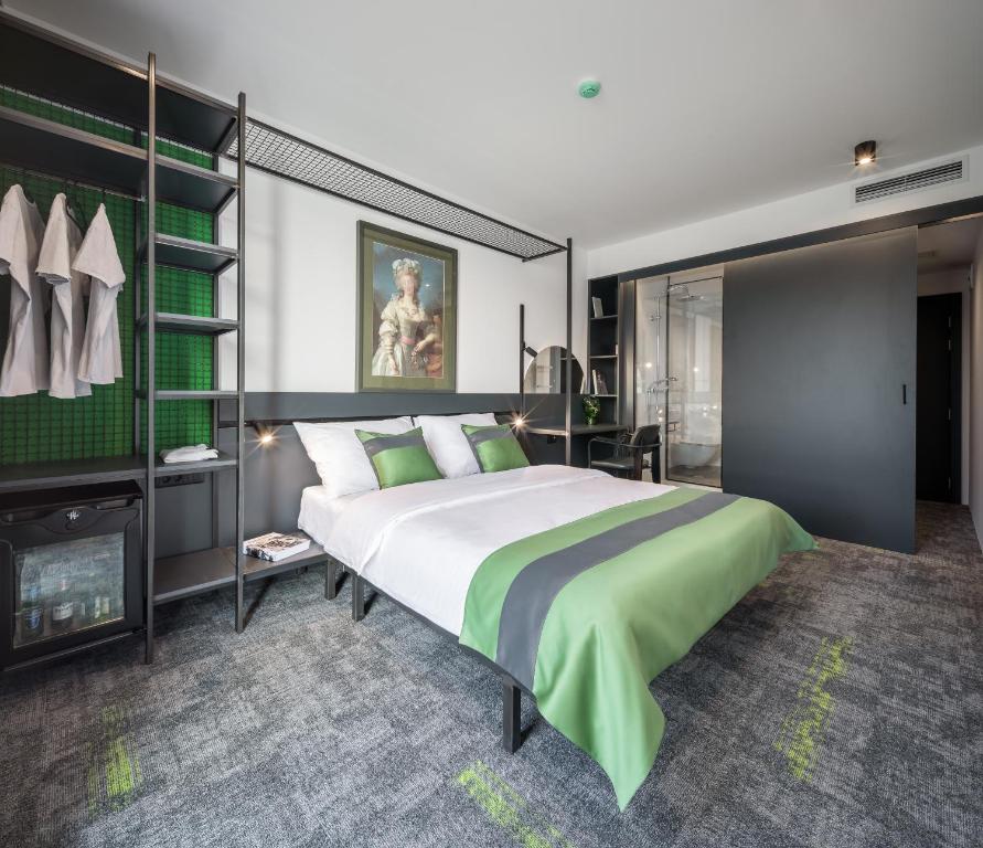 Postel nebo postele na pokoji v ubytování Joy 5 Hotel & SPA