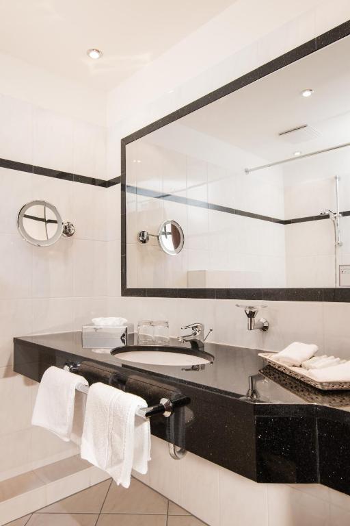 Koupelna v ubytování Hotel Twilling