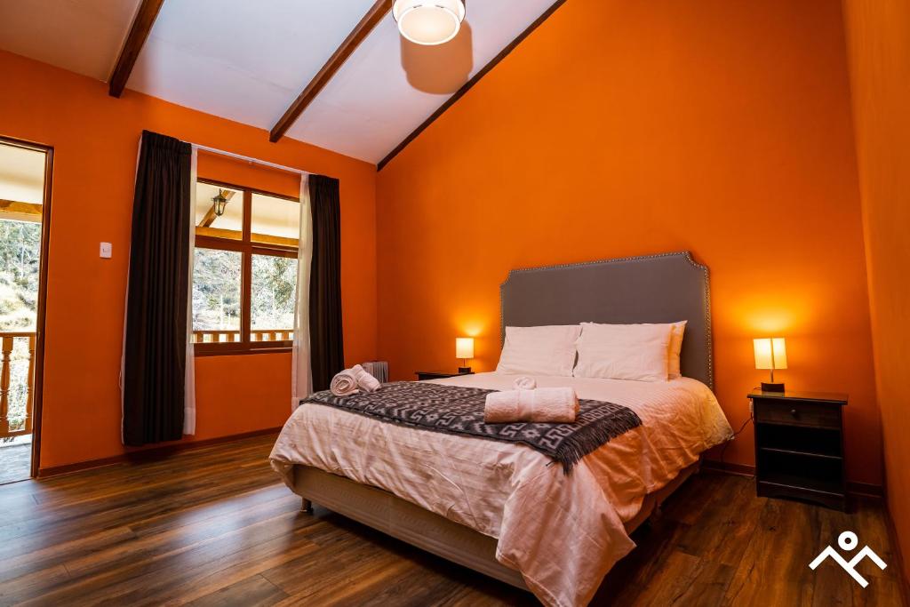 Postel nebo postele na pokoji v ubytování Hotel Villarma