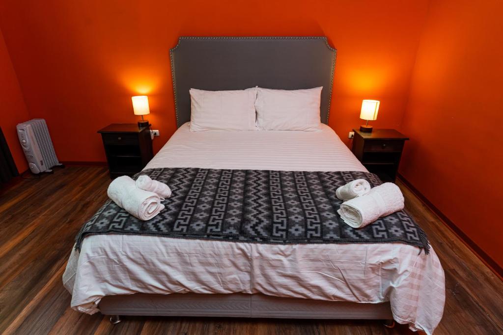 Postel nebo postele na pokoji v ubytování Hotel Villarma