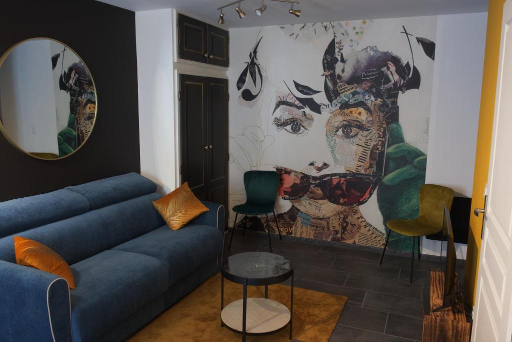 Duplex charmant idéalement situé - Appartement Met één Slaapkamer
