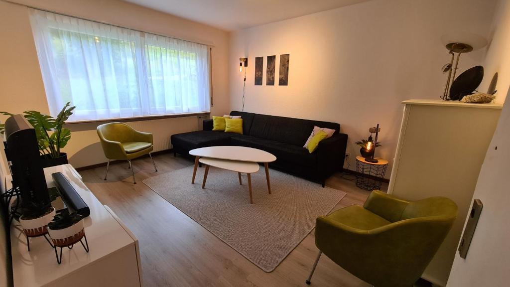 Posezení v ubytování Appartement Alpenperle