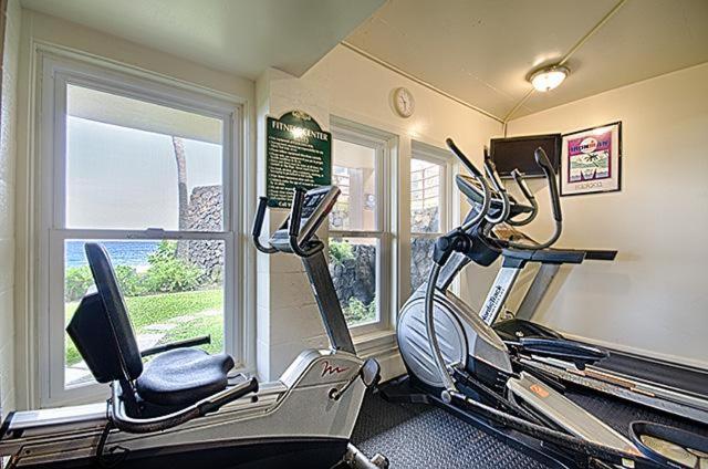 Fitness centrum a/nebo fitness zařízení v ubytování Kona Makai 2-102