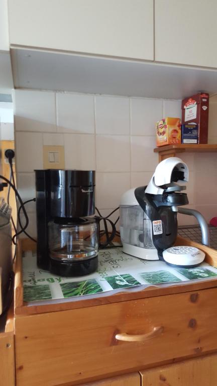 Kuchyň nebo kuchyňský kout v ubytování Duplex Métabief