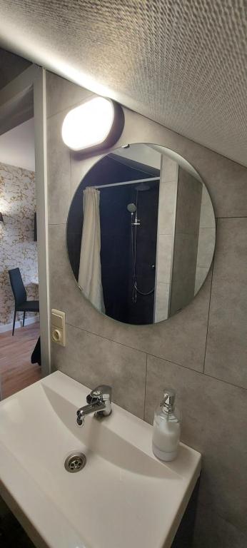 Koupelna v ubytování Hotel La Cascada