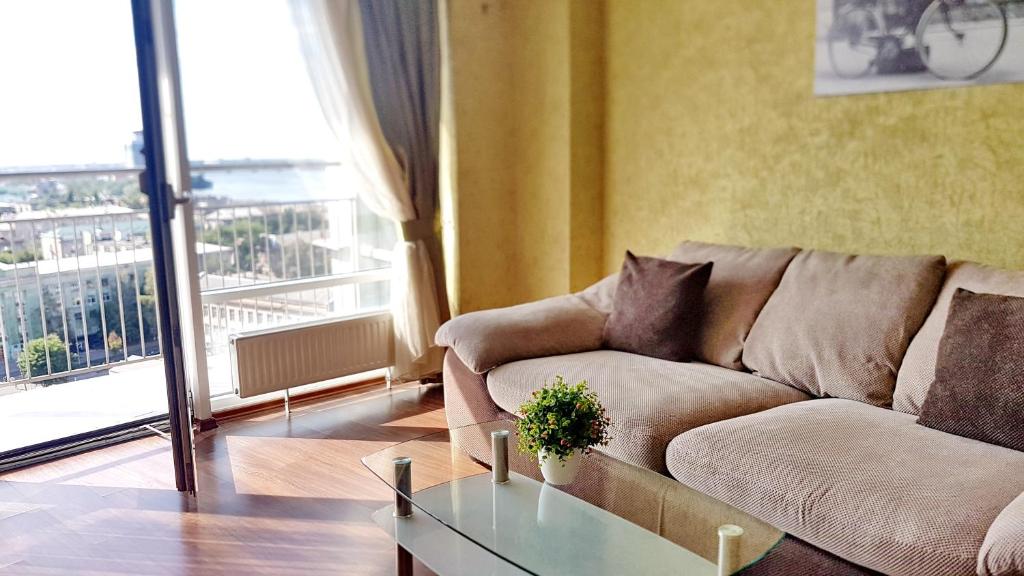 Posezení v ubytování Best Apartments in Most City, River View