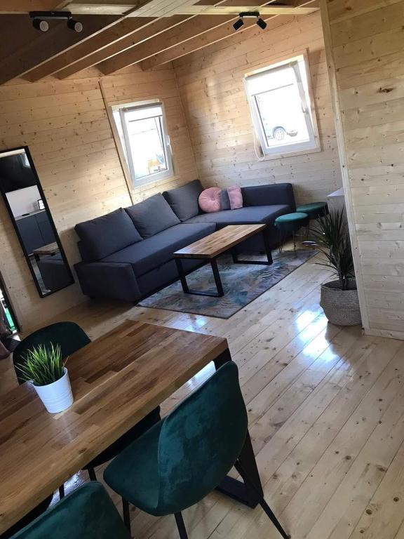 Posezení v ubytování Krysiakowe Chatki