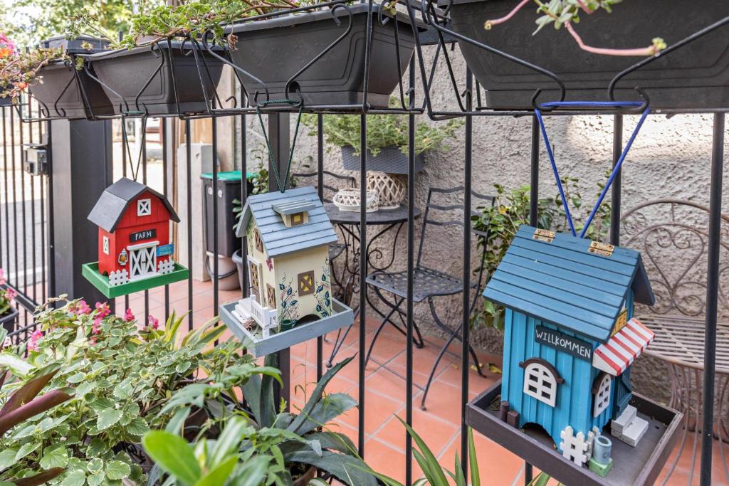 A garden outside Le Case di Erminia Country Valeggio