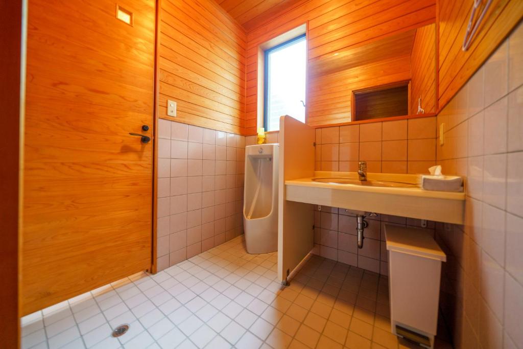 Koupelna v ubytování Hosu