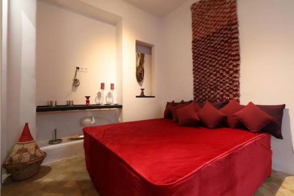 Postel nebo postele na pokoji v ubytování Riad Touareg