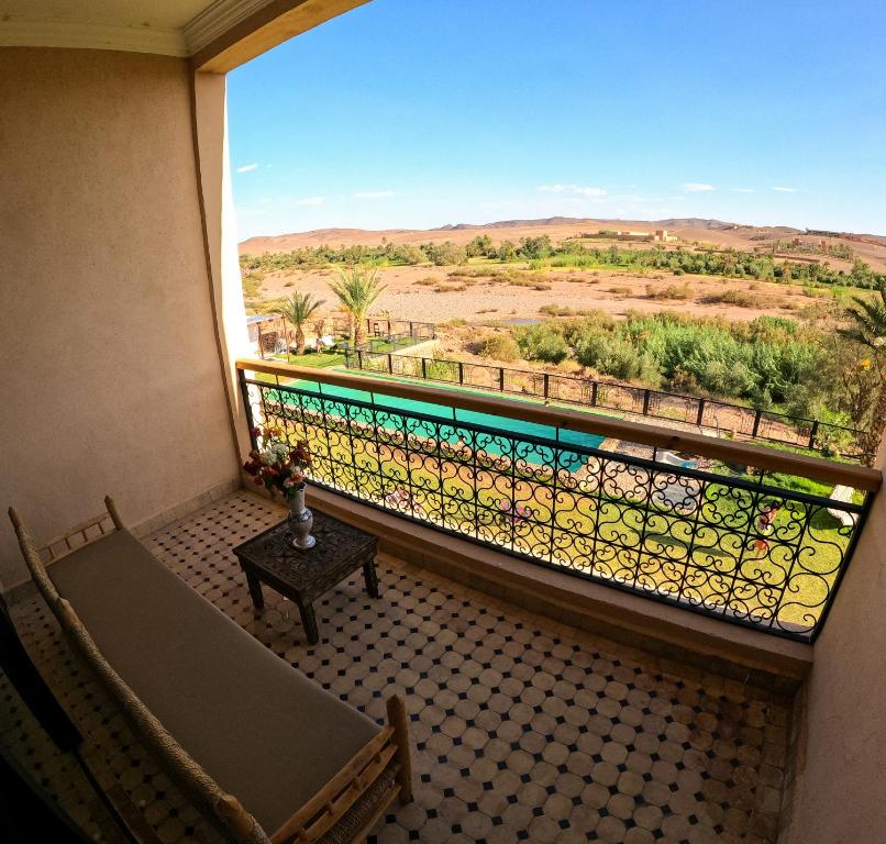 Balkón nebo terasa v ubytování kasbah yu palace