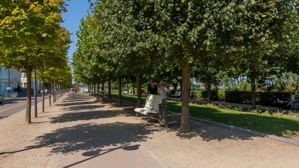 Zahrada ubytování Aparthotel Strandhus