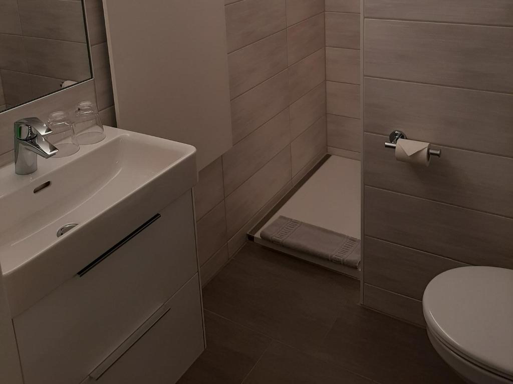 Koupelna v ubytování Bugenhagen - Classic Appartements
