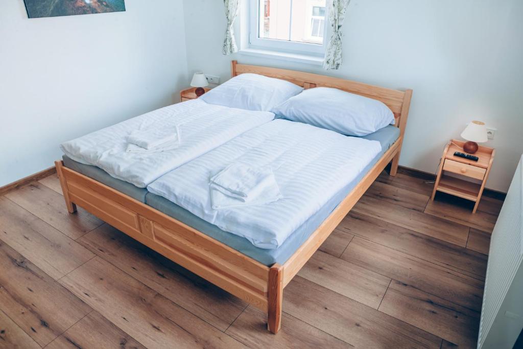 Postel nebo postele na pokoji v ubytování Penzion La Piccolina