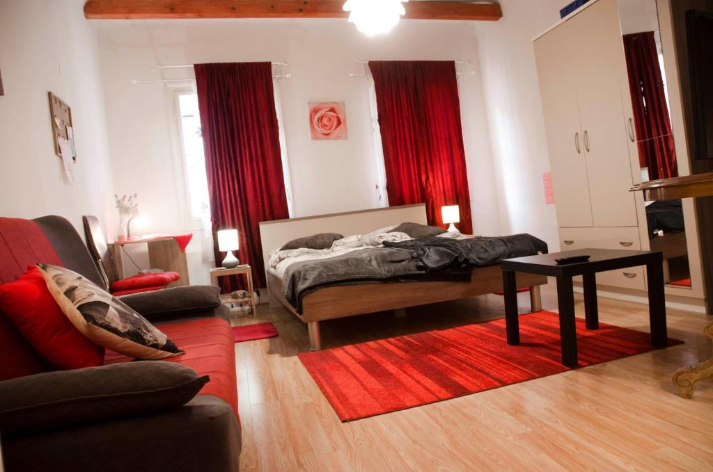 Posezení v ubytování Rooms and Apartment Veral-KA