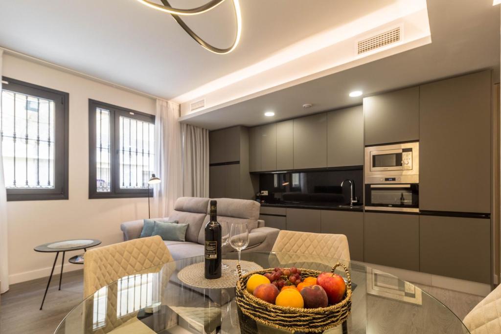 Kuchyňa alebo kuchynka v ubytovaní Malaga a Tu Ritmo! Edificio muy tranquilo y moderno!
