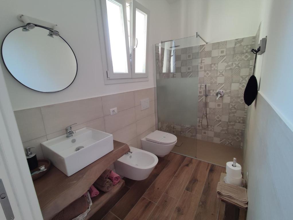 Koupelna v ubytování LORA GIUSTA GUEST HOUSE