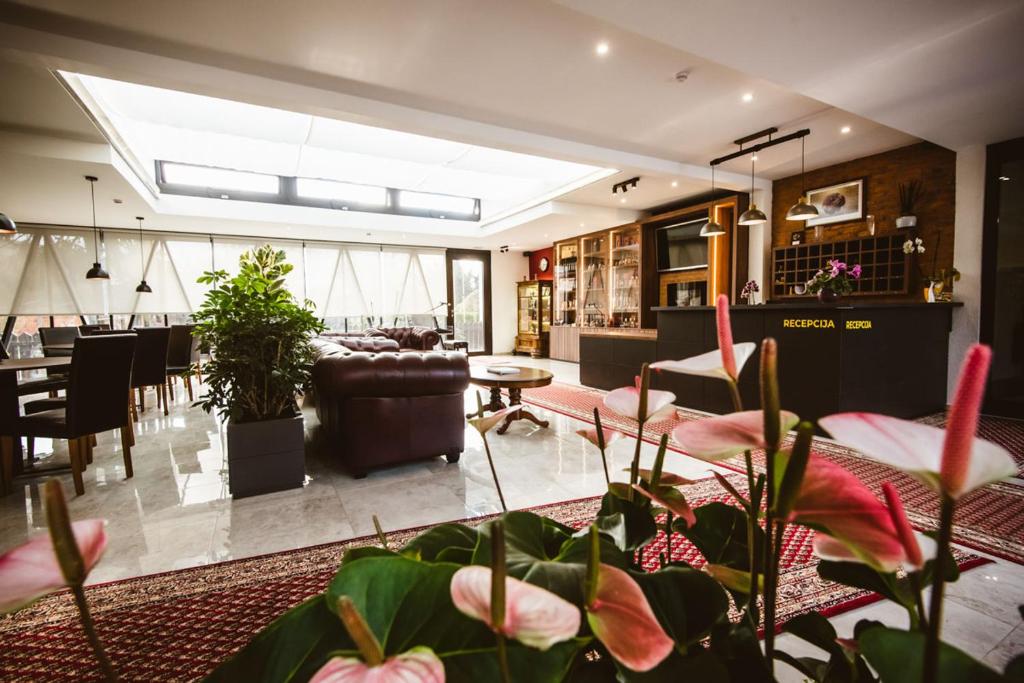 Posezení v ubytování Hotel Strk