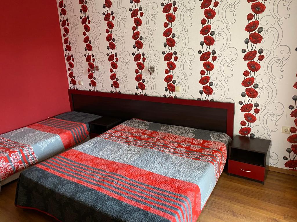 Postel nebo postele na pokoji v ubytování Hotel Sea Star Приморско