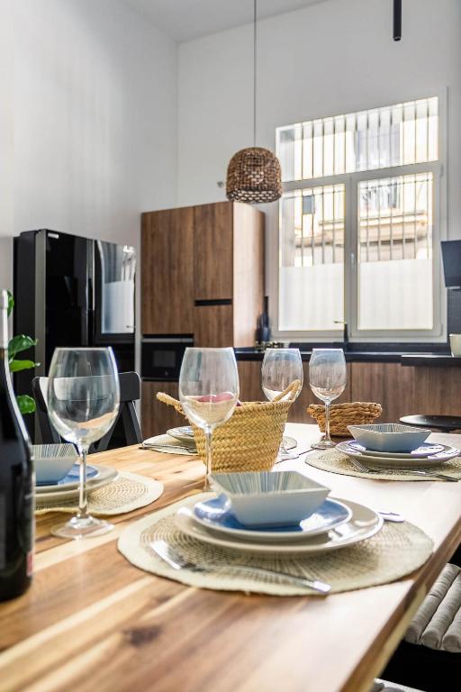 Nápoje v ubytovaní Maravilloso loft dúplex casco histórico