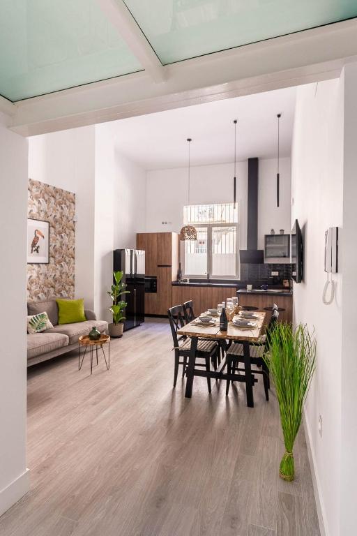 Kuchyňa alebo kuchynka v ubytovaní Maravilloso loft dúplex casco histórico