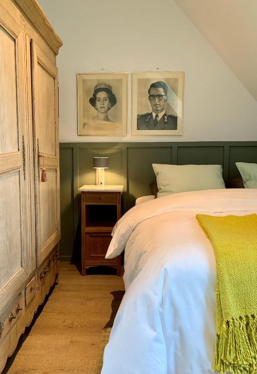 Postel nebo postele na pokoji v ubytování b&b Meilrijk