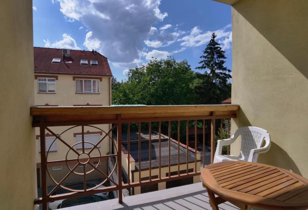 Balkón nebo terasa v ubytování Apartmán Športová