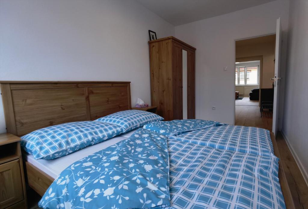 Postel nebo postele na pokoji v ubytování Apartmán Športová