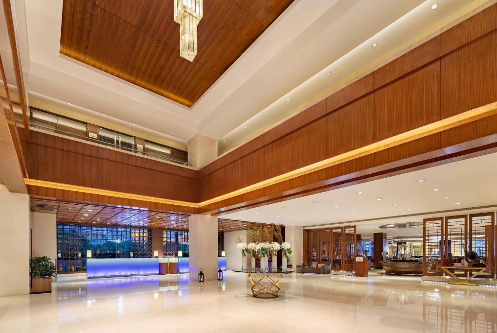 上海丽笙精选海仑酒店大厅或接待区