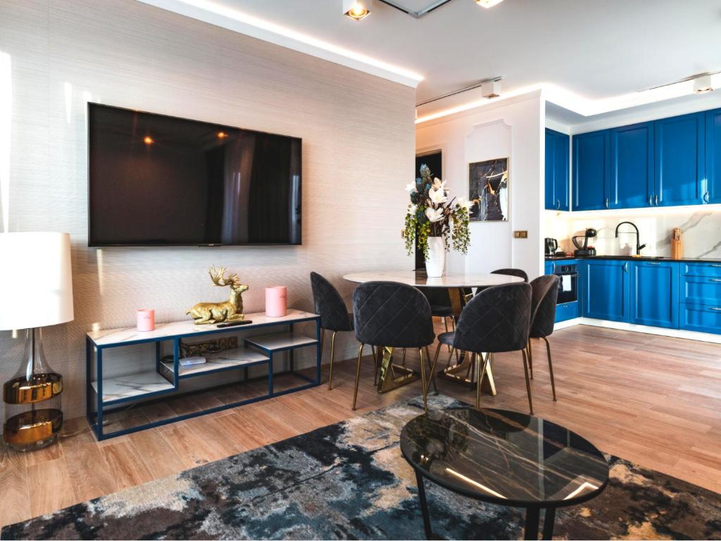 Kuchyň nebo kuchyňský kout v ubytování About Art Apartments