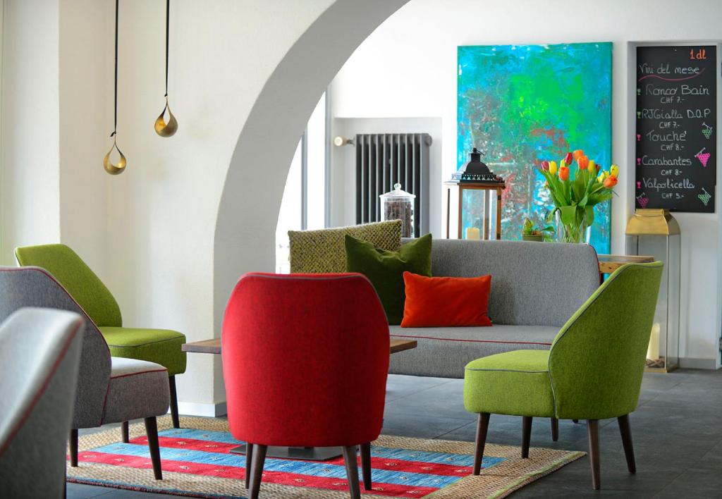 Posezení v ubytování Hotel Collinetta
