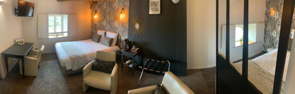 Logis Hôtel Restaurant La Châtellenie - Quarto Twin