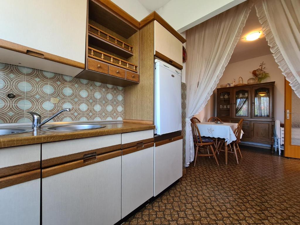 Kuchyňa alebo kuchynka v ubytovaní Apartments Fazanska 930