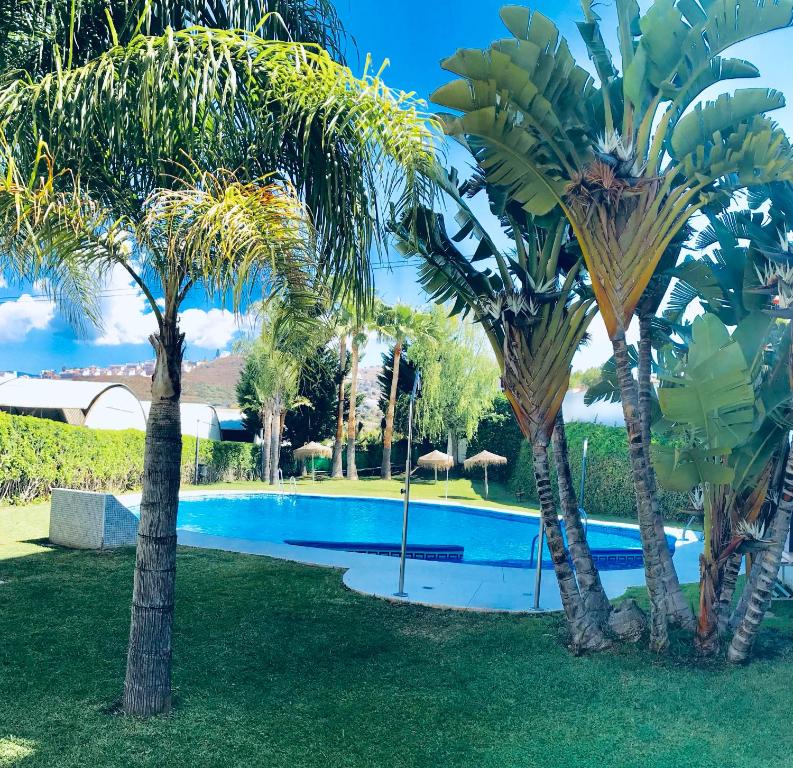 Bazén v ubytovaní Apartamento El Barco 1 linea PLAYA, PARKING, WIFI alebo v jeho blízkosti