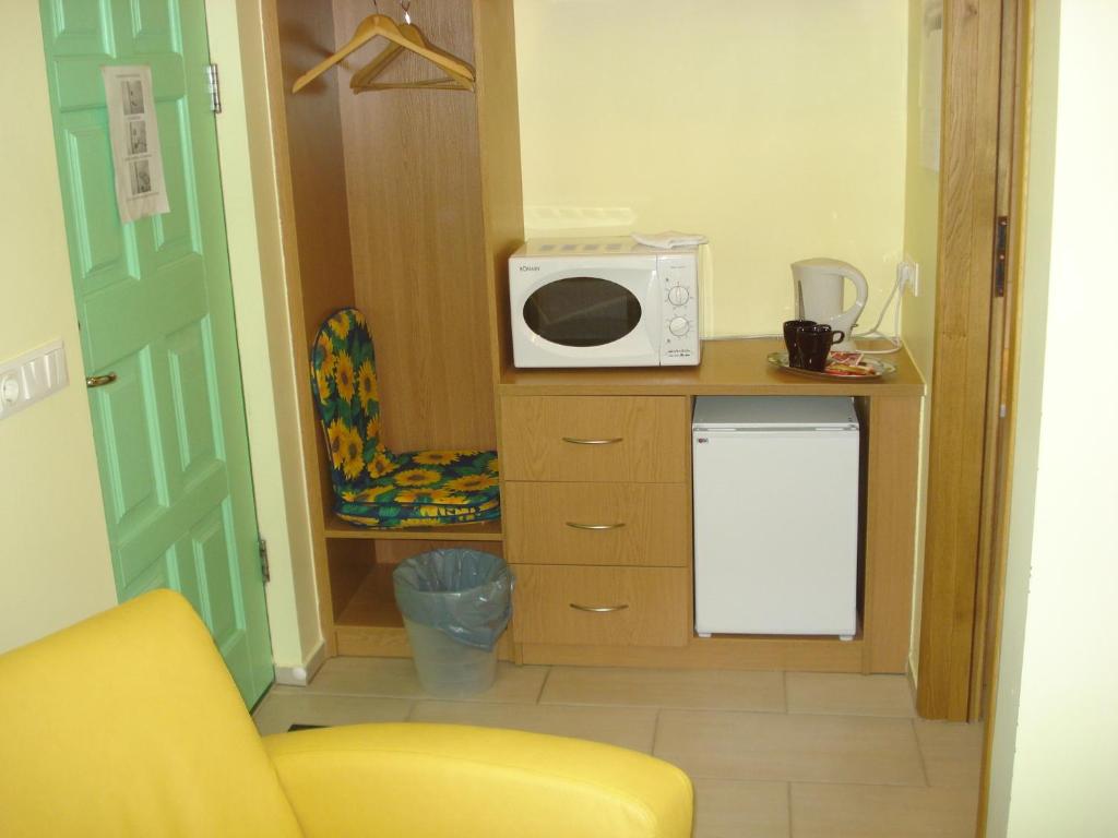 Kuchyň nebo kuchyňský kout v ubytování Vinland Guesthouse