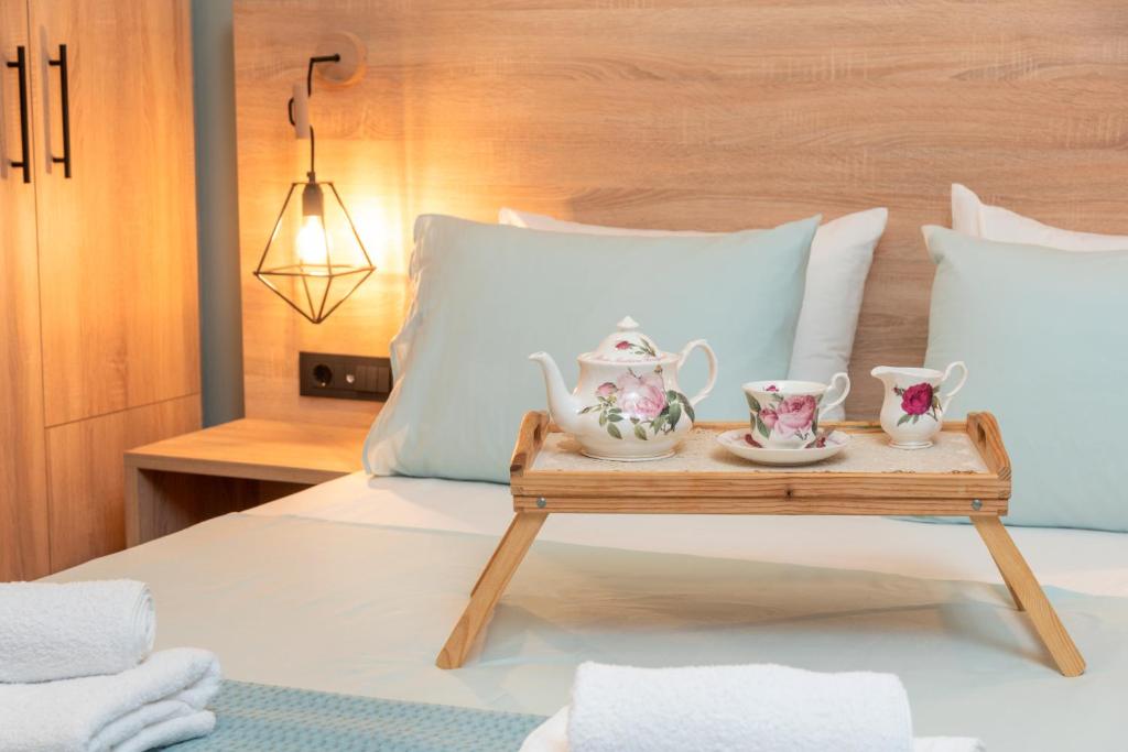 Posteľ alebo postele v izbe v ubytovaní Casa Kaneli Luxury Villa Elounda