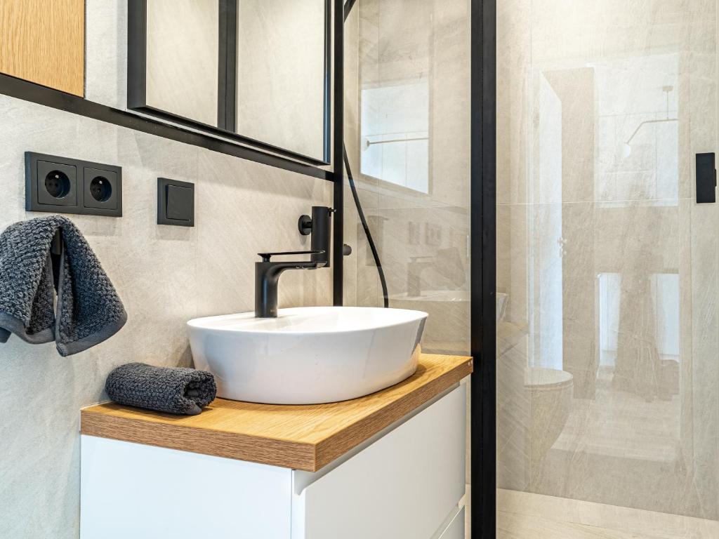 Koupelna v ubytování City View Apartment - Zgoda 13