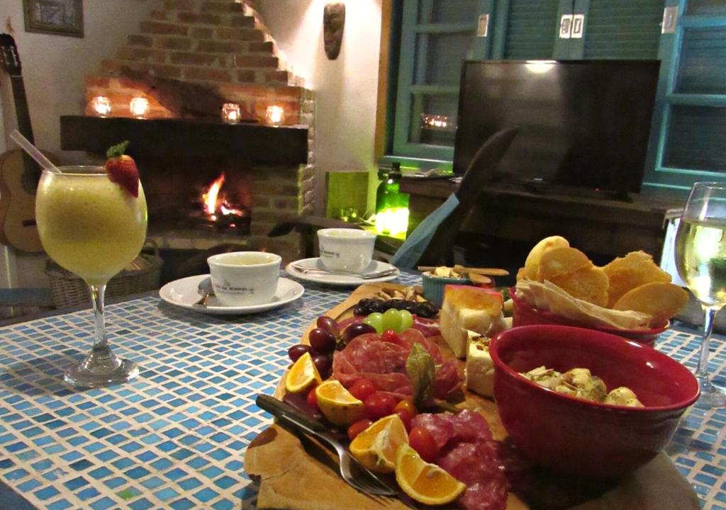 Comida in lodge ou em algum lugar perto