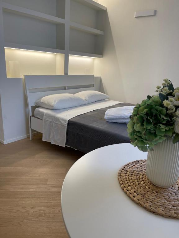 A bed or beds in a room at A casa di Beatrice