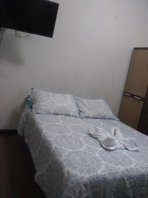 Postel nebo postele na pokoji v ubytování Hospedaje Marita