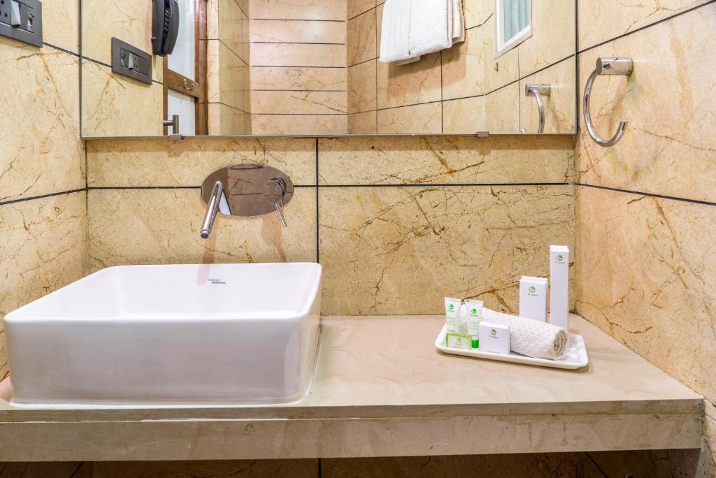 Koupelna v ubytování Super Inn Armoise Hotel