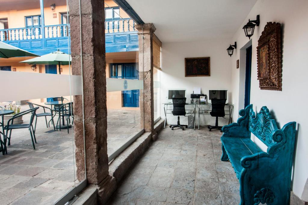 Posezení v ubytování Tierra Viva Cusco San Blas