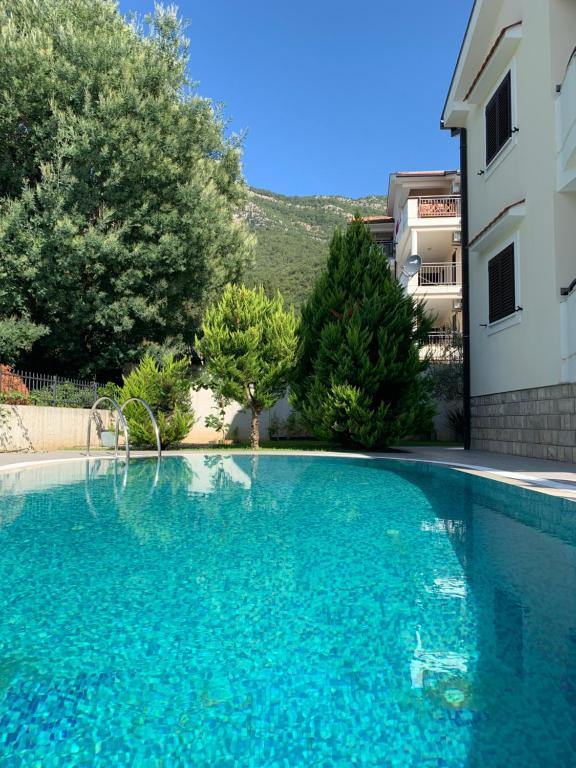 Bazén v ubytování Lastochka.mne apartments nebo v jeho okolí