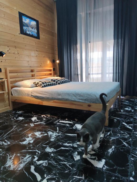 Postel nebo postele na pokoji v ubytování Light Home