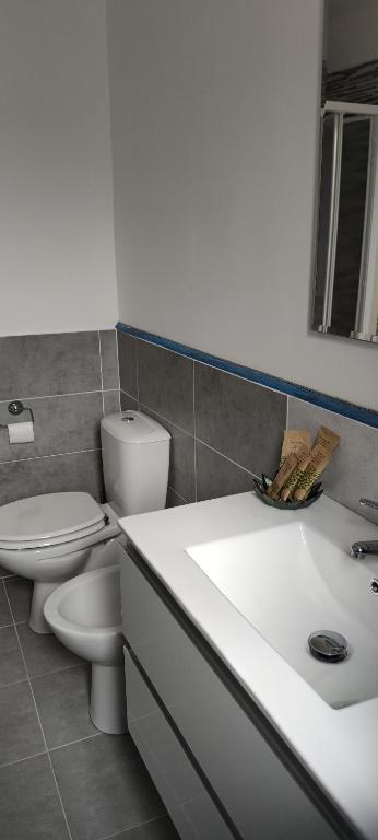 Baðherbergi á Mini Hotel Wf2 Caltagirone