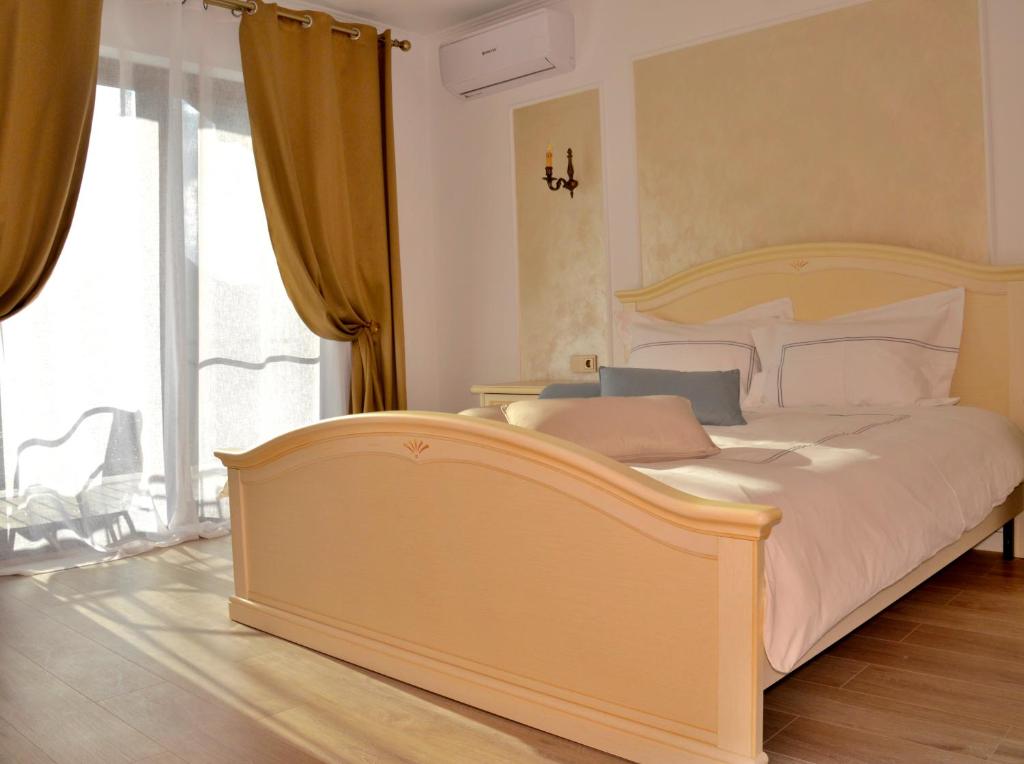 Letto o letti in una camera di Casa Mora