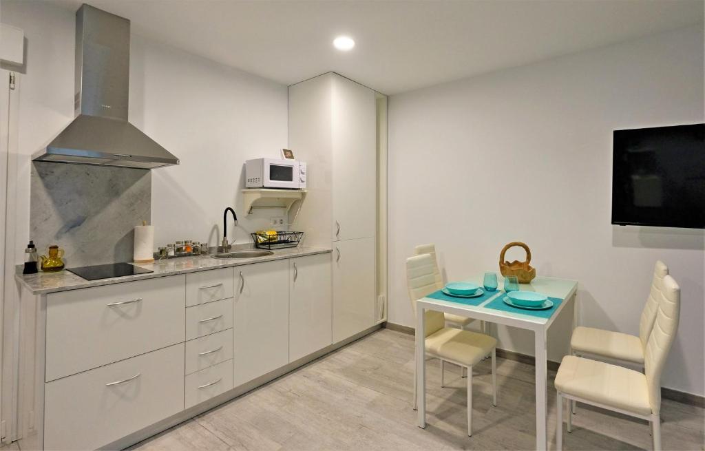 A kitchen or kitchenette at Gegant de Pedra Apartaments